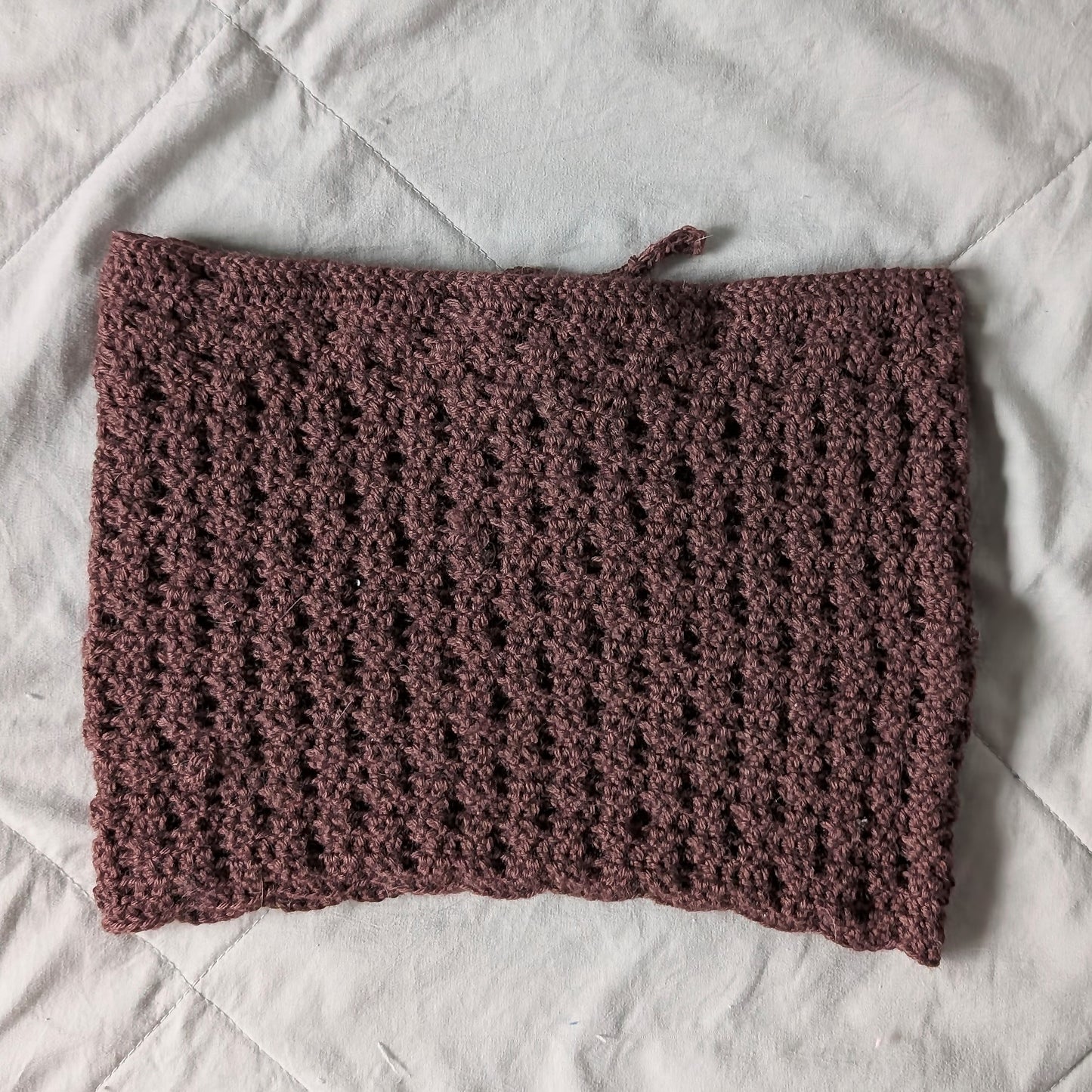 Handmade Crochet Mini Skirt/ Tube Top with Drawstring